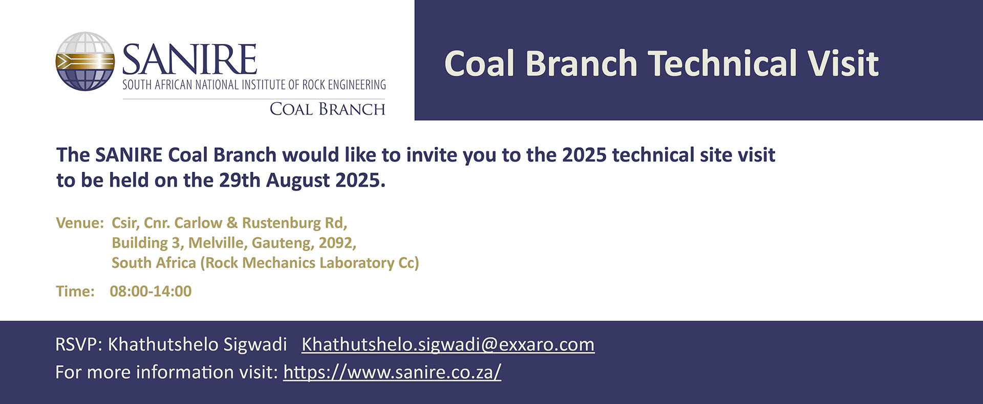 Coal Branch Technical Visit 26082025