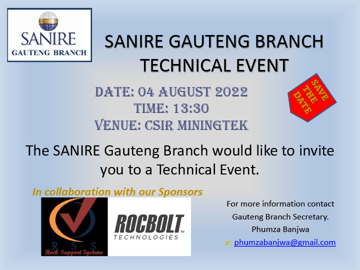 SANIRE GAUTENG BRANCH TECHNICAL EVENT 23062022